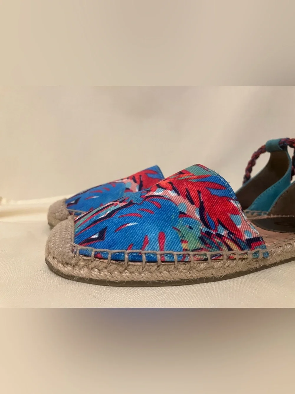 Circus Sam Edelman Lenora Women's Braid Ankle Strap Espadrilles Sandals Size 6.5